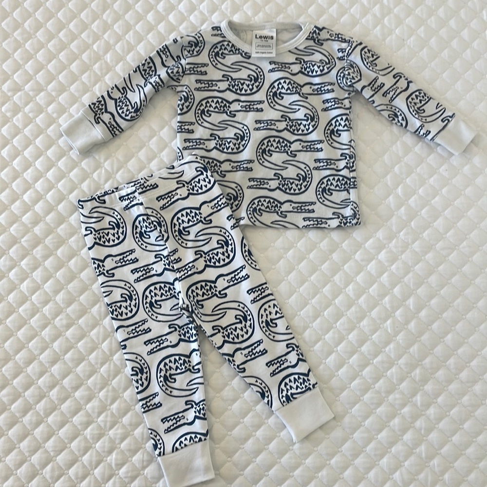 Lewis | baby pajamas | alligator | 12 - 18 mo